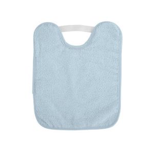 BABERO DE RIZO PLASTIFICADO CON GOMA DUSTY BLUE SARO