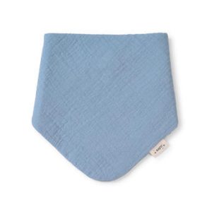 BANDANA DE MUSELINA DUSTY BLUE SARO
