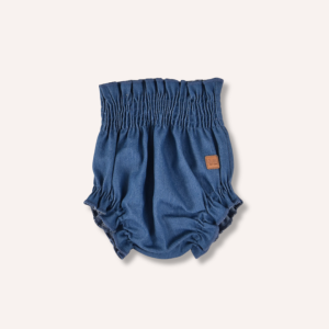Braguita Vaquera Bebé Talle Alto Azul