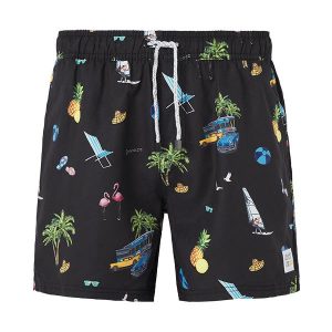 bañador tropical negro waterlemon