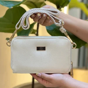 Bolso Blanco con Correa Sporty Chic - BL033