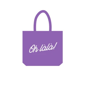 Tote Bag Oh Lala - Morada