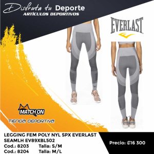 LEGGING FEM POLY NYL SPX EVERLAST SEAMLH