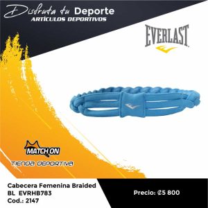CABECERA FEMENINA BRAIDED BL EVERLAST 