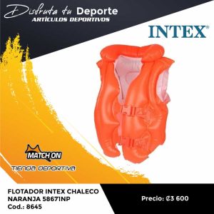 FLOTADOR INTEX CHALECO NARANJA