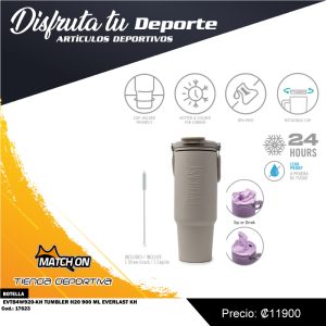 TUMBLER H20 900 ML EVERLAST KH