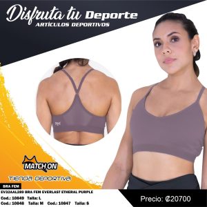 BRA FEM EVERLAST ETHERAL PURPLE