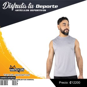 TANK MEN EVERLAST FLEX CHARCOAL