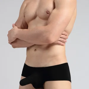 Bóxer cachetero modal negro