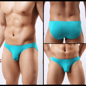 Tanga modal color turqueza sólido
