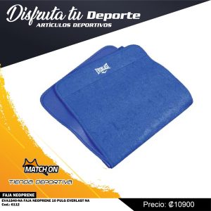 FAJA NEOPRENE 10 PULG EVERLAST NA