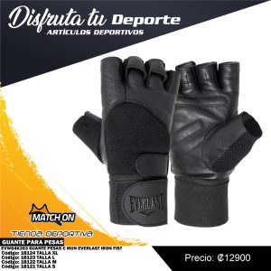 GUANTE PESAS C MUN EVERLAST IRON FIST