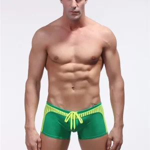Bañador tipo speedo verde brillante