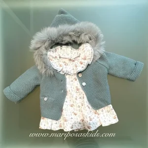 TRENCA Punto Verdemar Unisex con Pelo Natural MI LUCERO