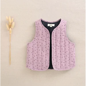 Chaleco Lavanda Estampado Estrellas.