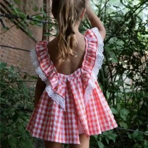 Jesusito LAPEPPA Cuadro Vichy Naranja