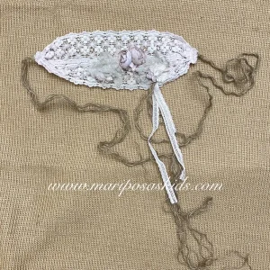 Fajín Bella Bimba Puntilla y Encaje Rosa