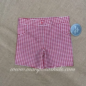 Pantalón Corto MON PETIT Niño Rojo