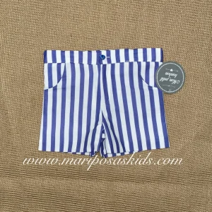 Pantalón Corto MON PETIT Niño Azul
