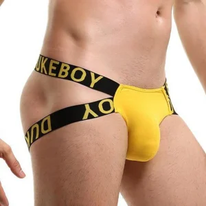 Suspensorio cruzado Dukeboy amarillo