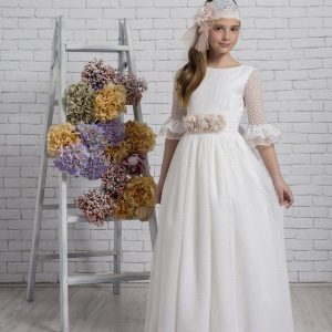 Vestido Comunión 2026 Devota & Lomba modelo K320