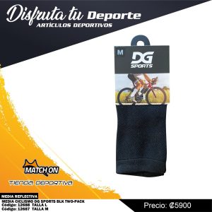 MEDIA CICLISMO DG SPORTS BLK