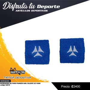 MUÑEQUERA DE PAÑO PIONEER GIRL CELESTE