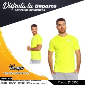 TSHIRT MEN POLY EVERLAST SEASONAL