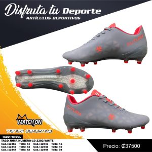 TACO FÚTBOL PIONEER FUTURA GRIS