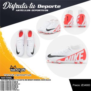TACO NIKE SUPERFLY 9 CLUB FG/MG BRIGHT CRIMSON/WHITE-BLACK