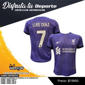 CAMISETA LIVERPOOL FC MORADA 23/24