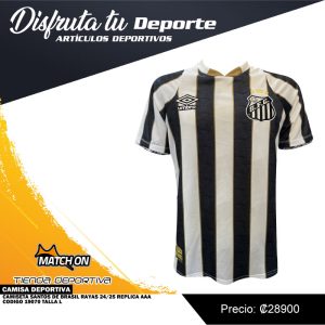 CAMISETA SANTOS DE BRASIL RAYAS 24/25
