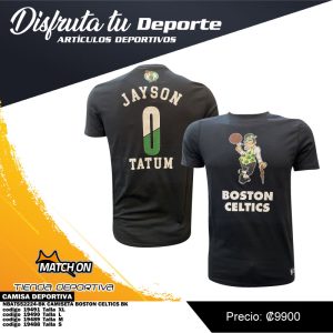 NBATS52224-BK CAMISETA BOSTON CELTICS BK