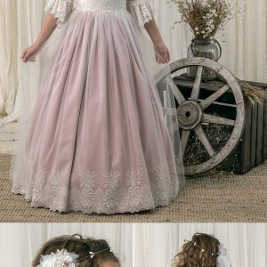 Vestido Comunión 2026 El Caballo modelo S425