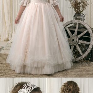 Vestido Comunión 2026 El Caballo modelo S427