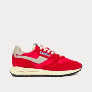 Zapatilla Autry Reelwind Low Sneakers - Red Nylon And Suede