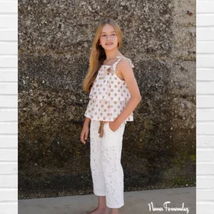 NOMA FERNÁNDEZ Blusón y Pantalón HAYA Lunares