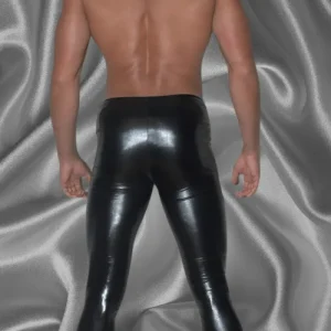 Brian Mojito Leggings, shiny vynil. Black