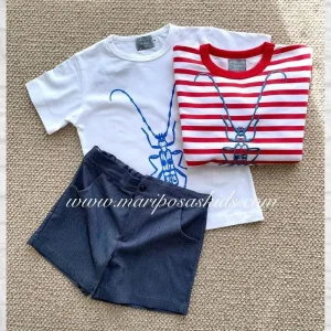 Conjunto MON PETIT Niño Camiseta y Pantalón