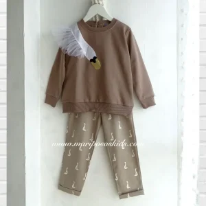 Pantalón MON PETIT Niña Cisnes