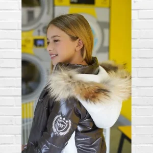 NOMA FERNÁNDEZ Abrigo Marrón Acolchado