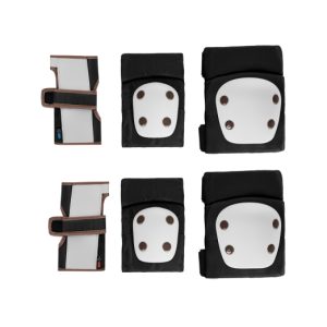 PROTECTORES PARA RODILLAS Y CODOS NEGRO KIKKABOO