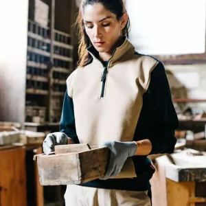 Sudadera Bicolor Cremallera VELILLA 105703