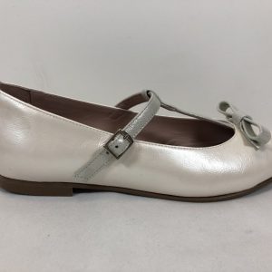 zapato ceremonia marfil lazo landos