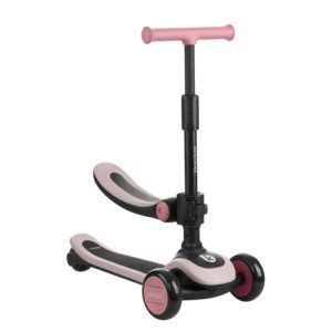 PATINETE TREO 2 EN 1 ROSA KIKKABOO