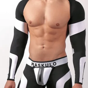 Youngero Crop Top. Long Sleeves. White